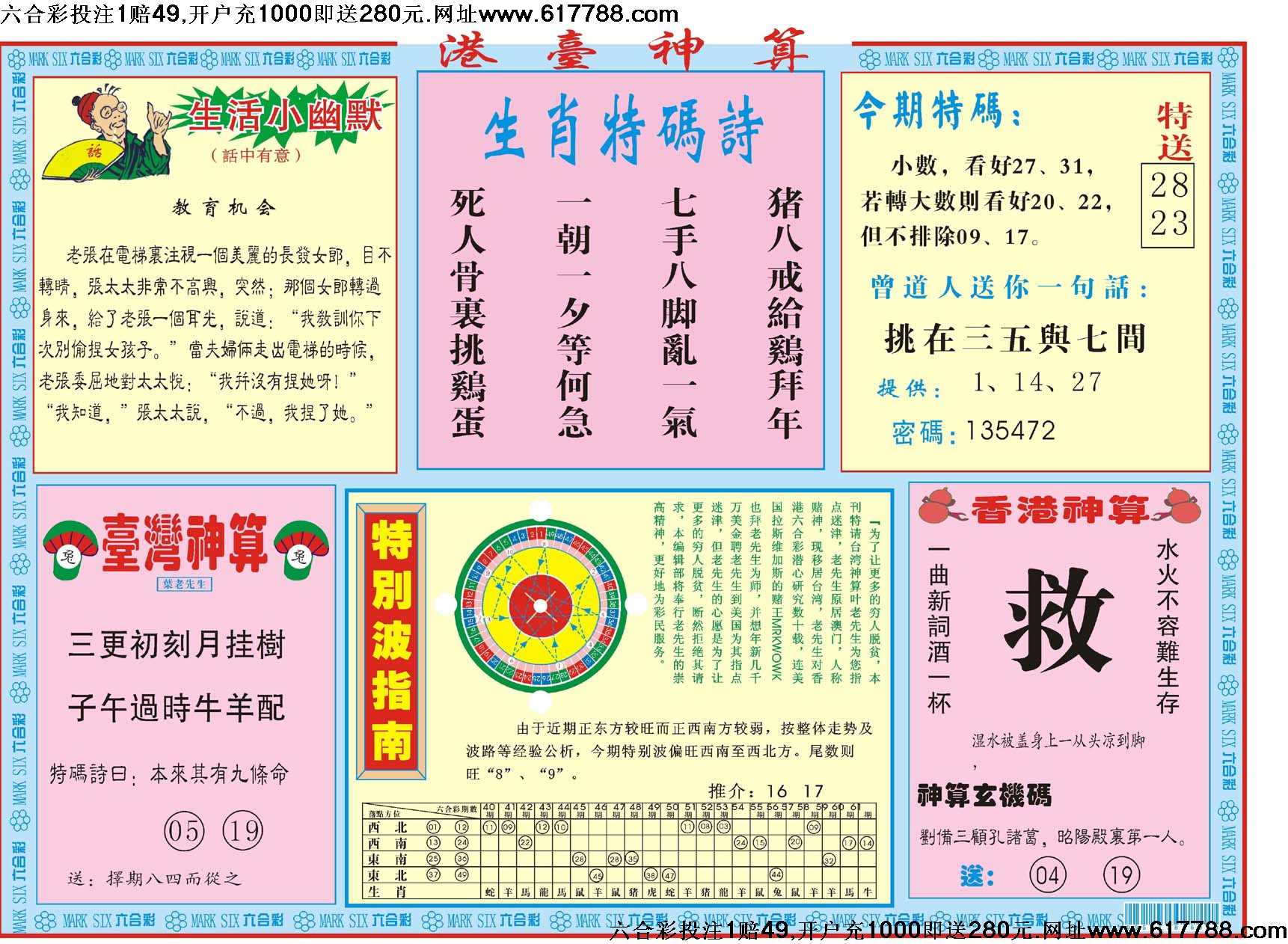 港台神算