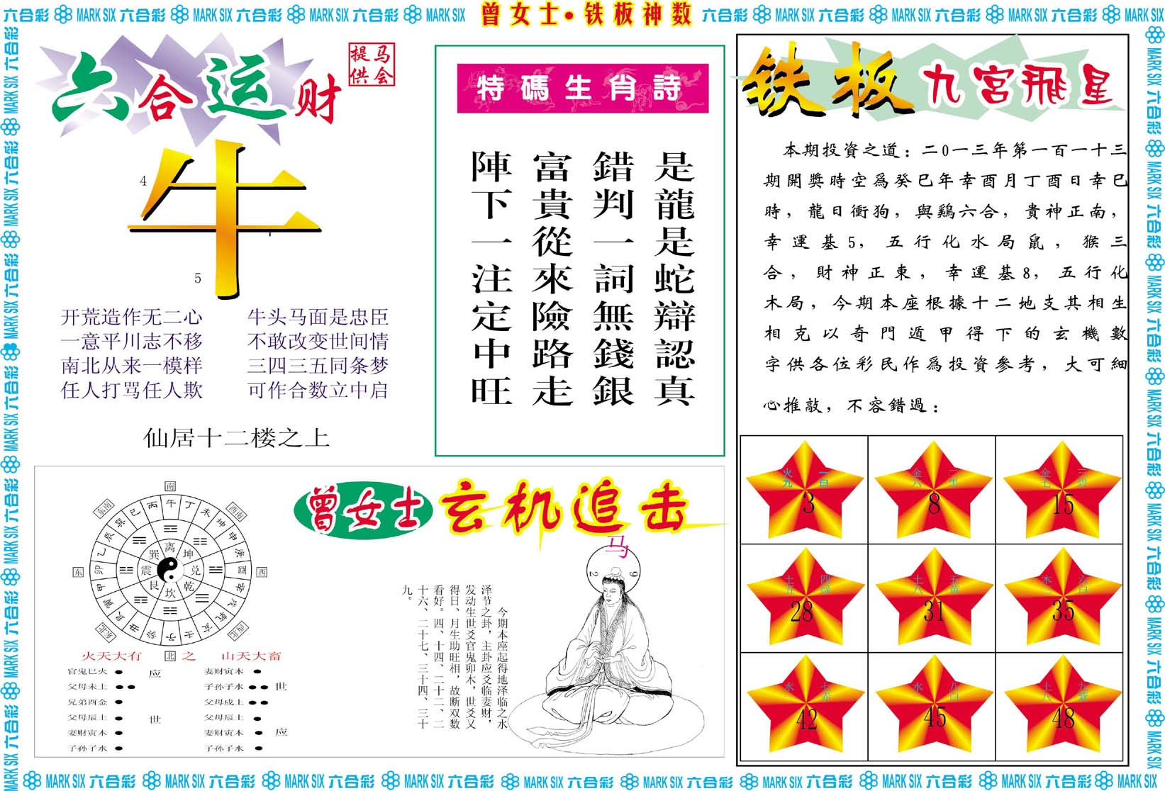 曾女士铁板神数
