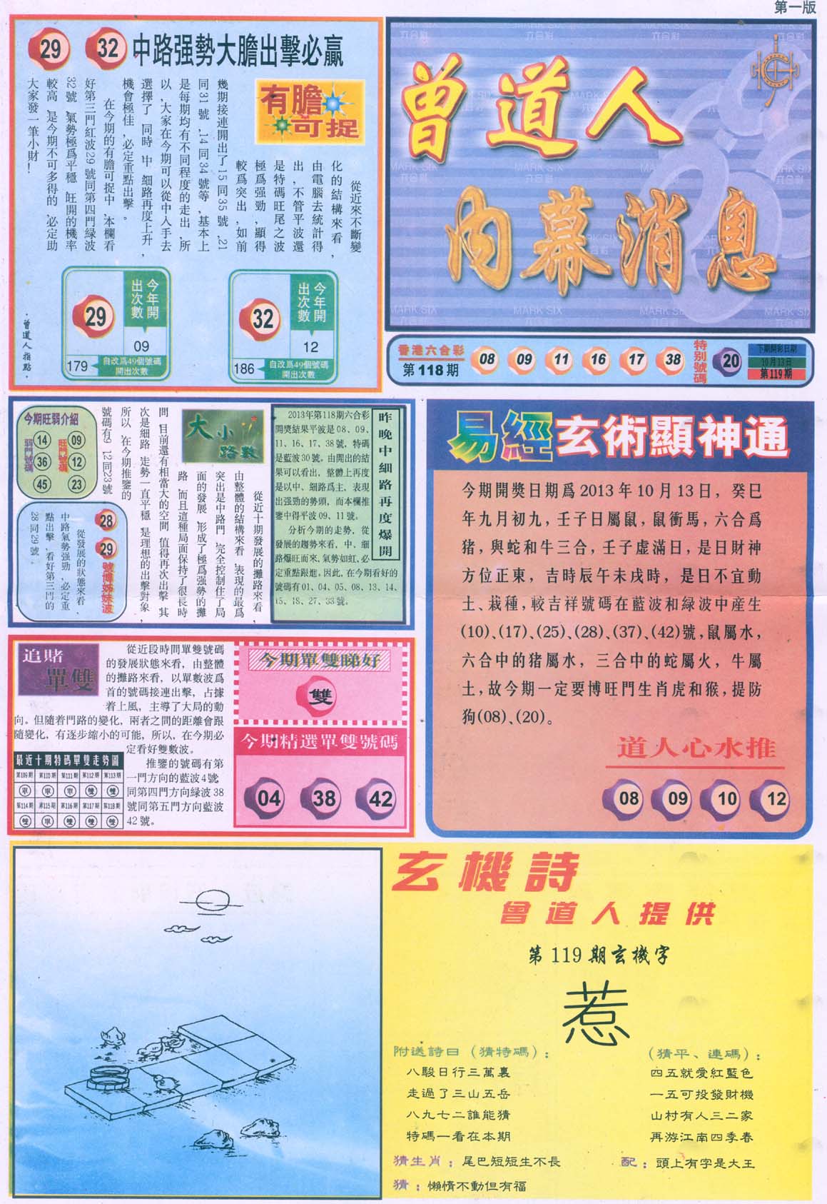 曾道人内幕消息