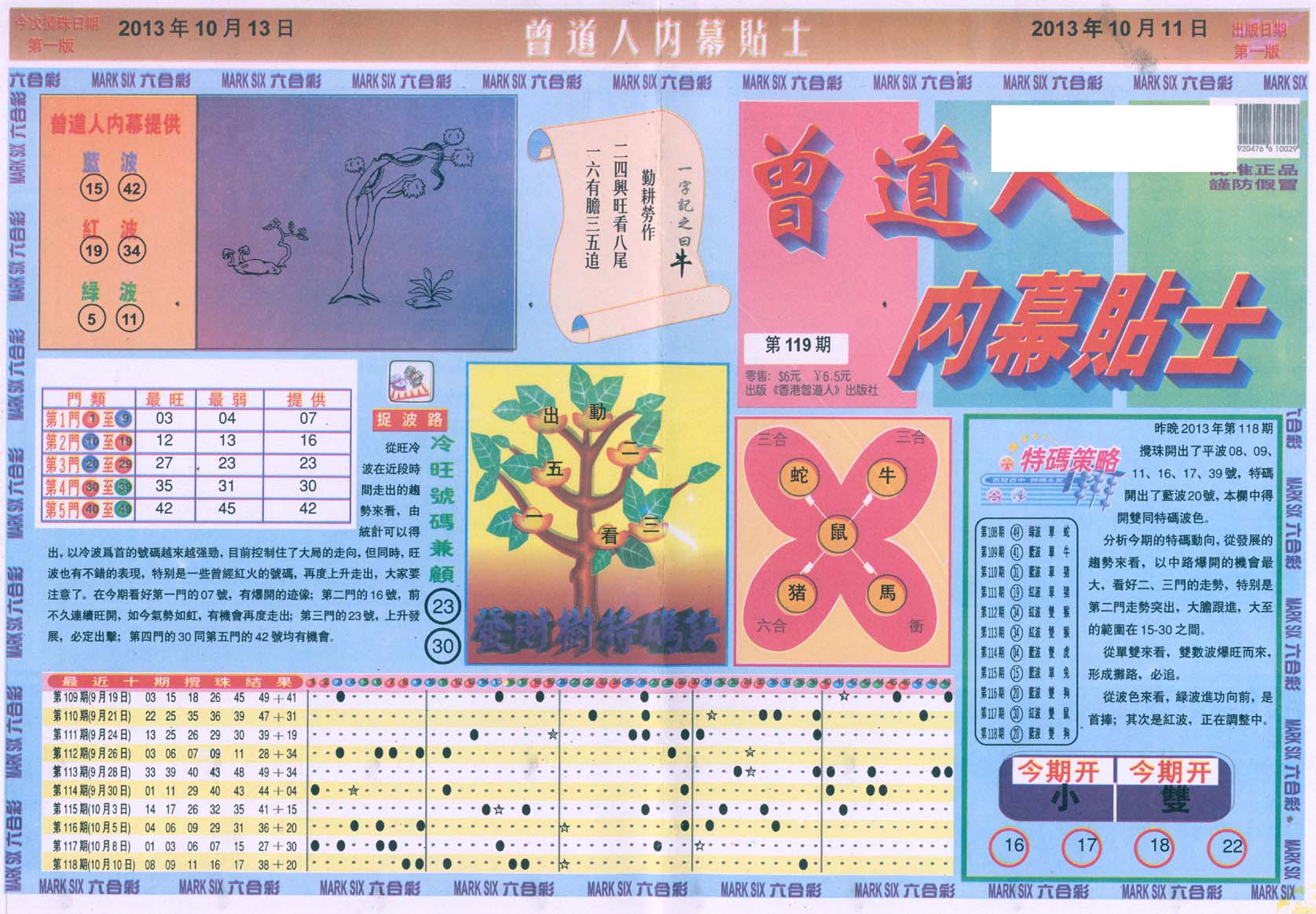 曾道人内幕贴士