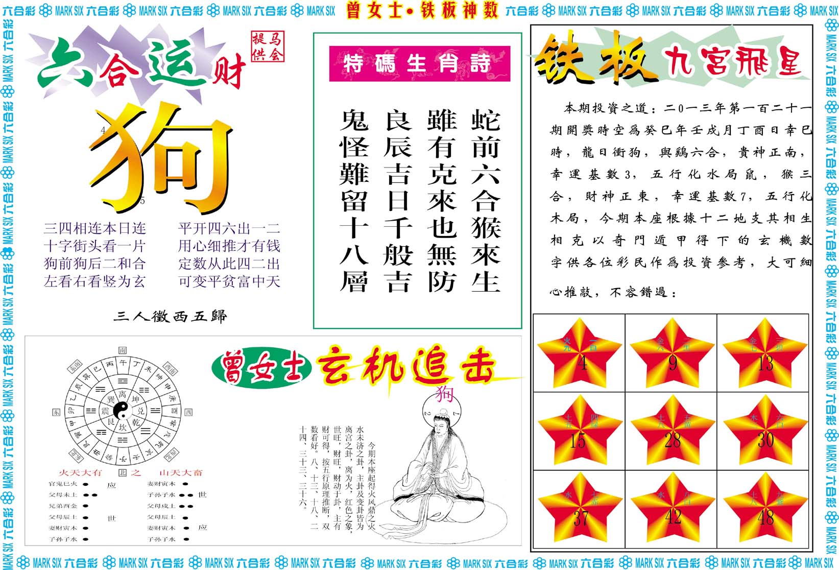 曾女士铁板神数