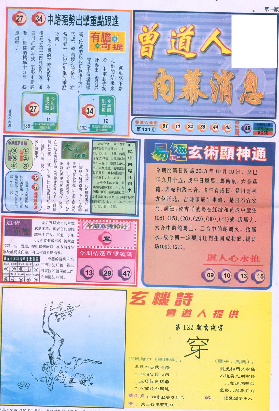 曾道人内幕消息