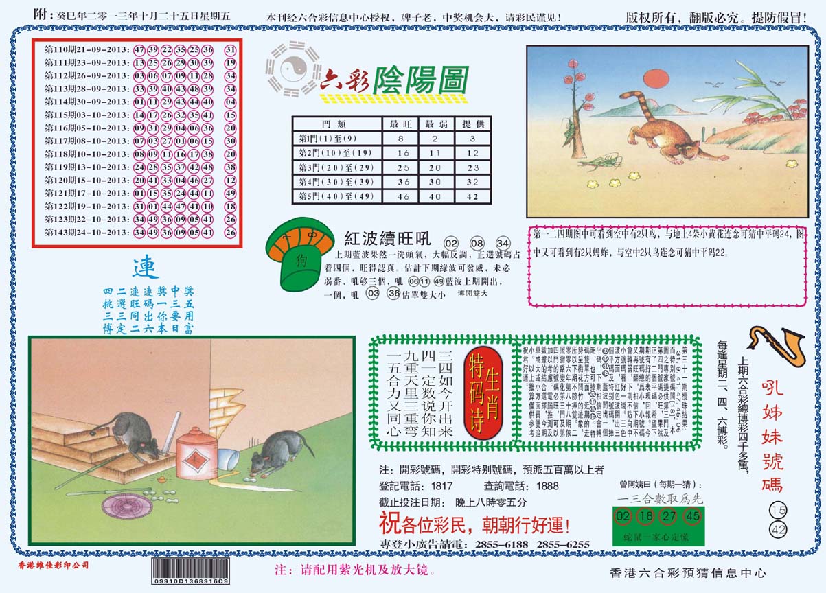 六彩阴阳图