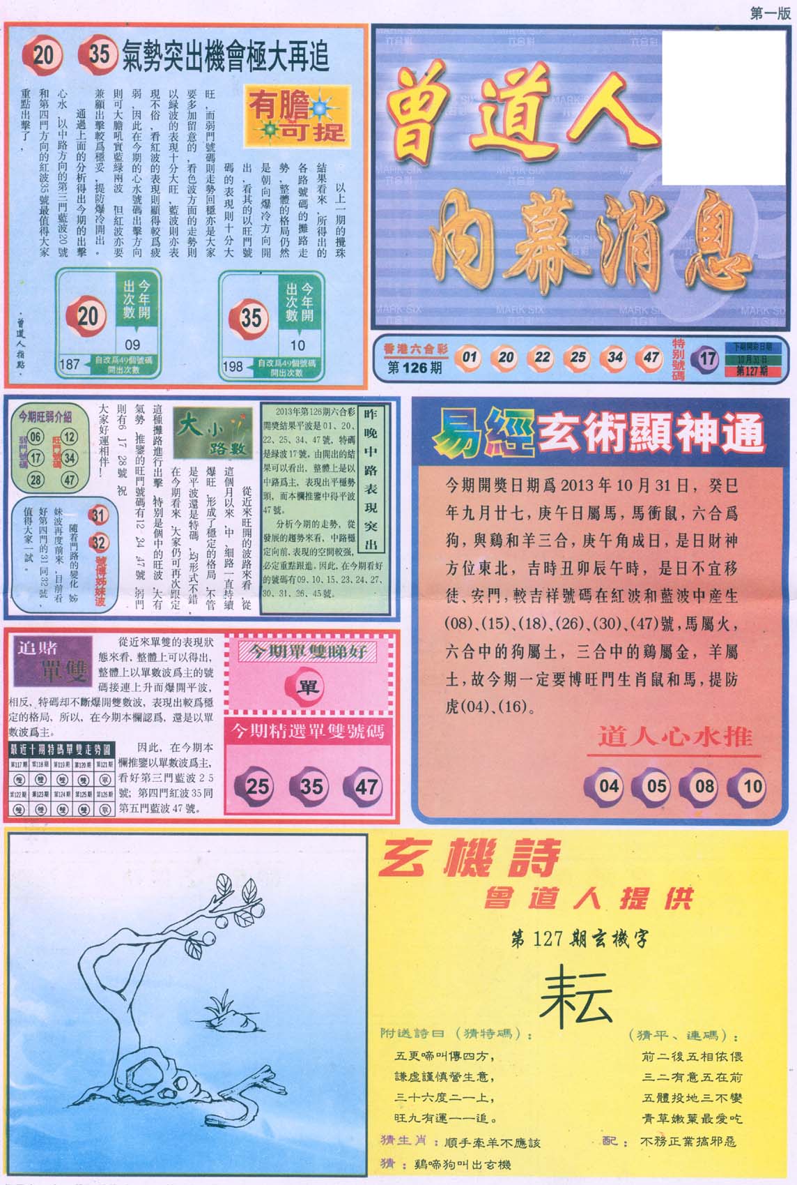 曾道人内幕消息