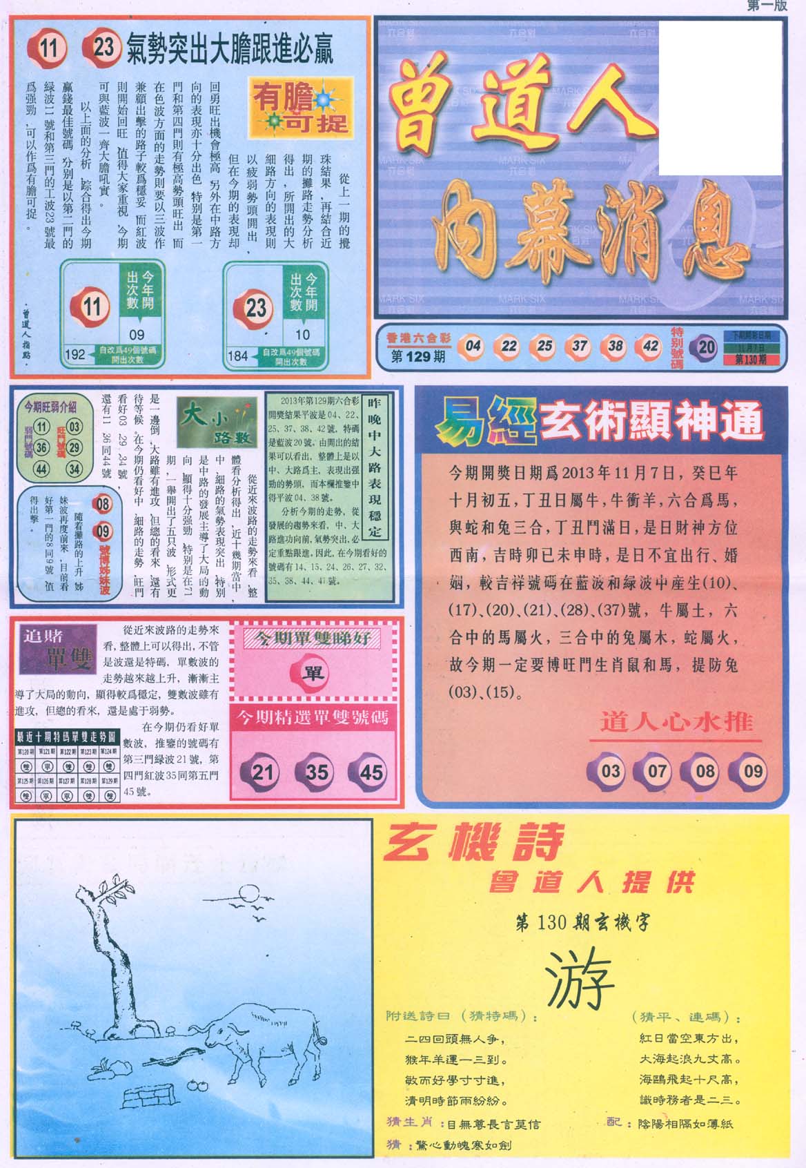 曾道人内幕消息