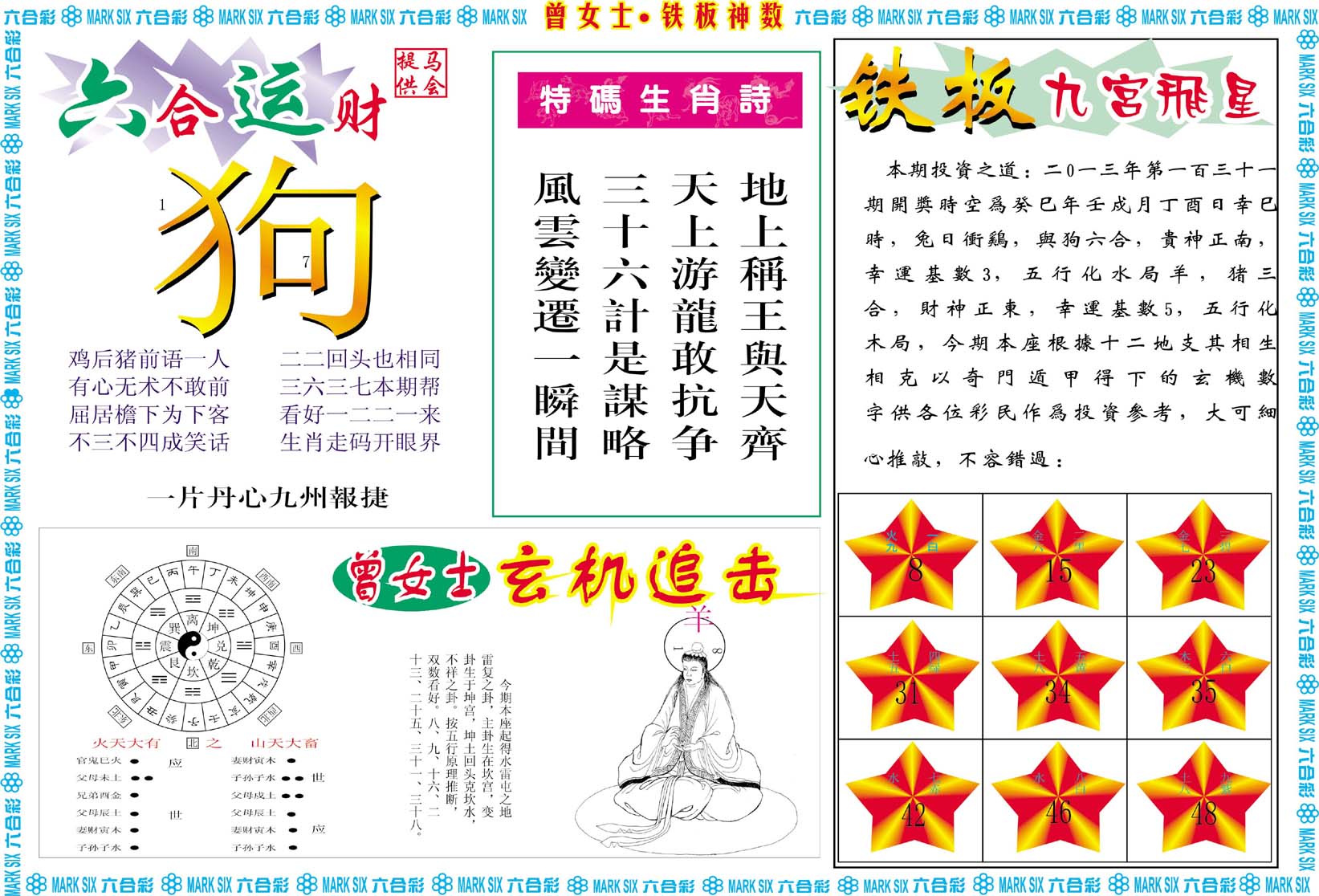 曾女士铁板神数
