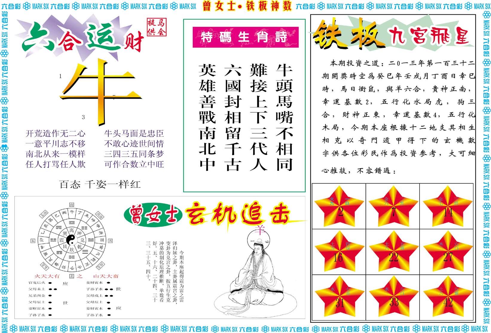 曾女士铁板神数