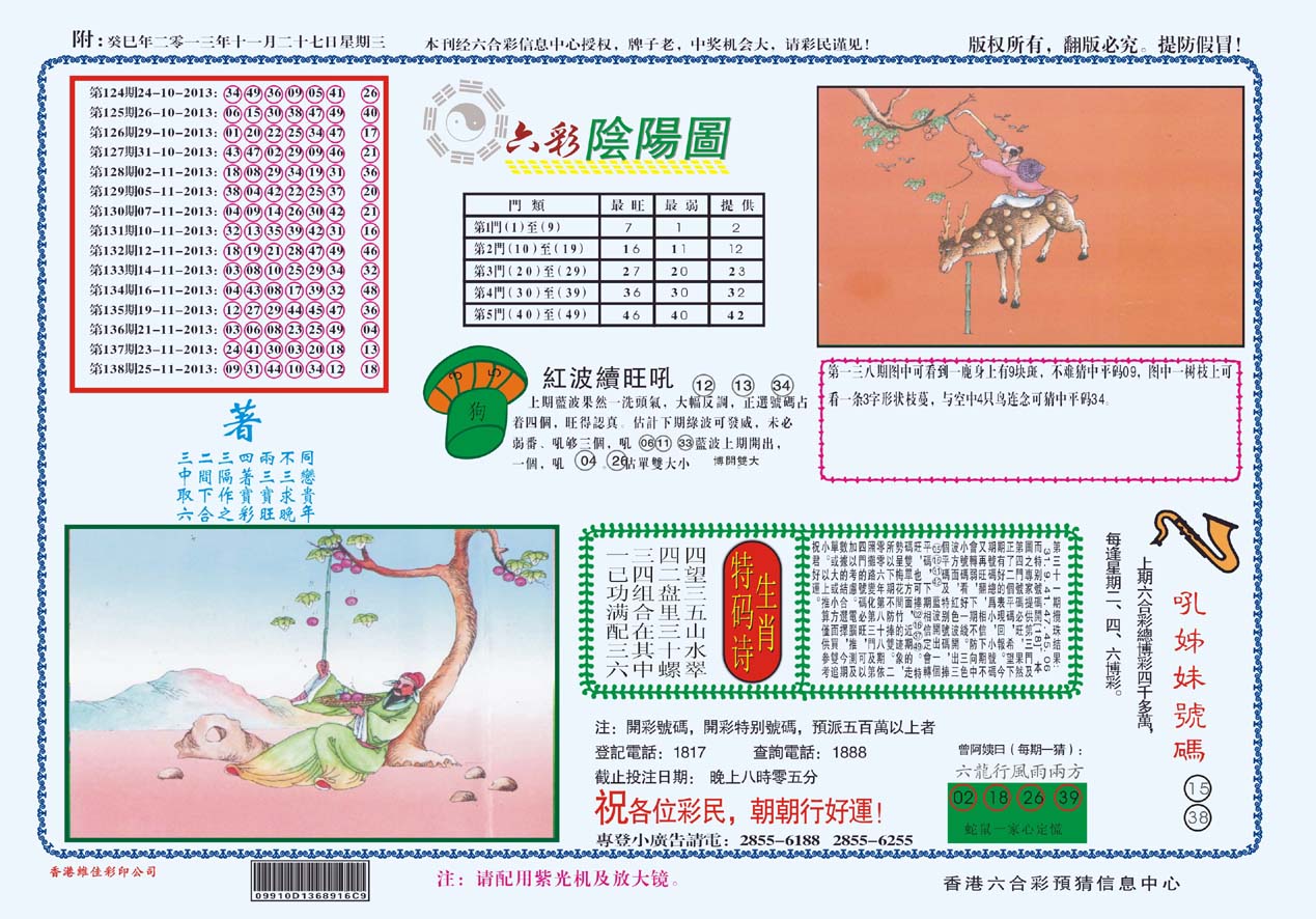 六彩阴阳图