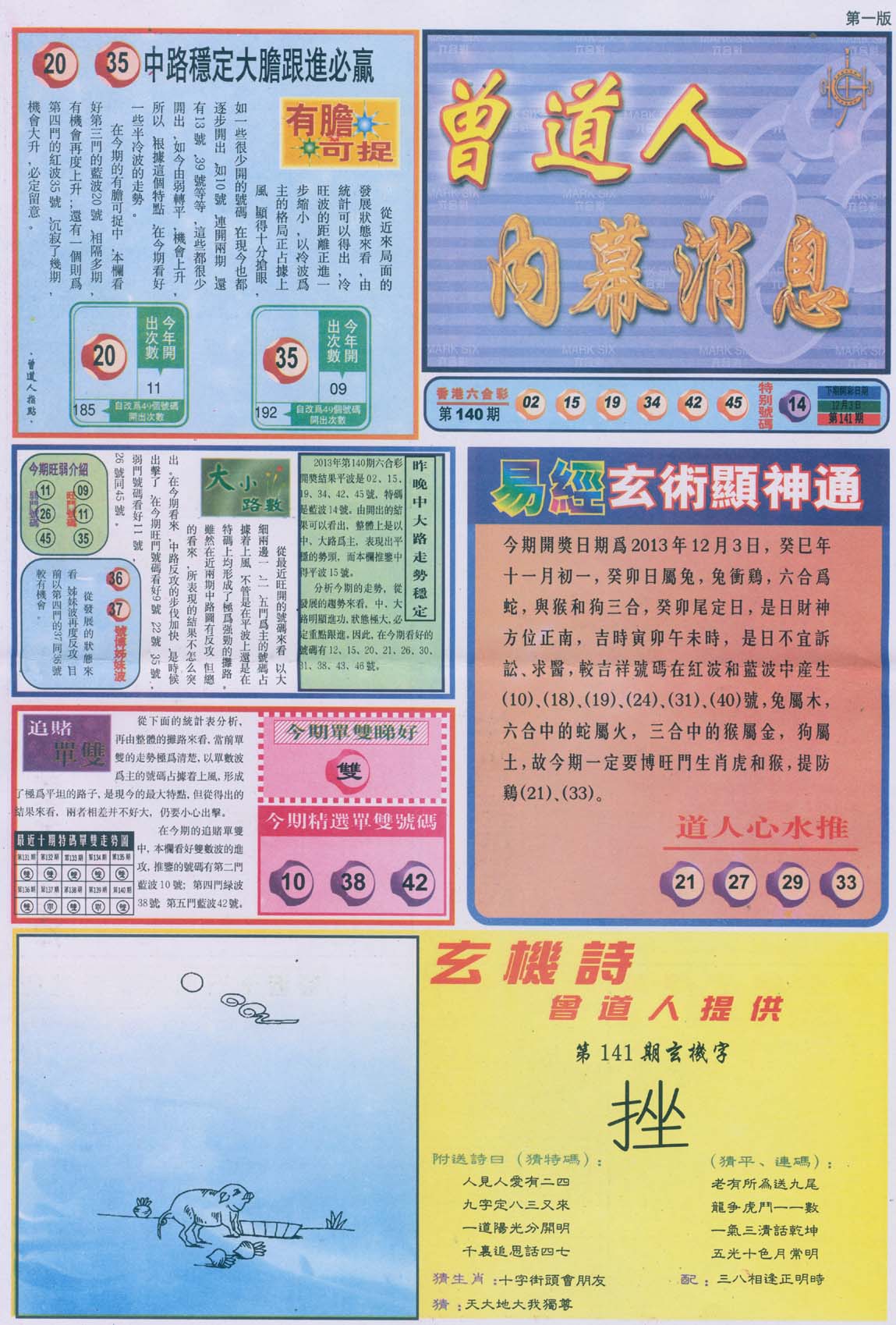 曾道人内幕消息