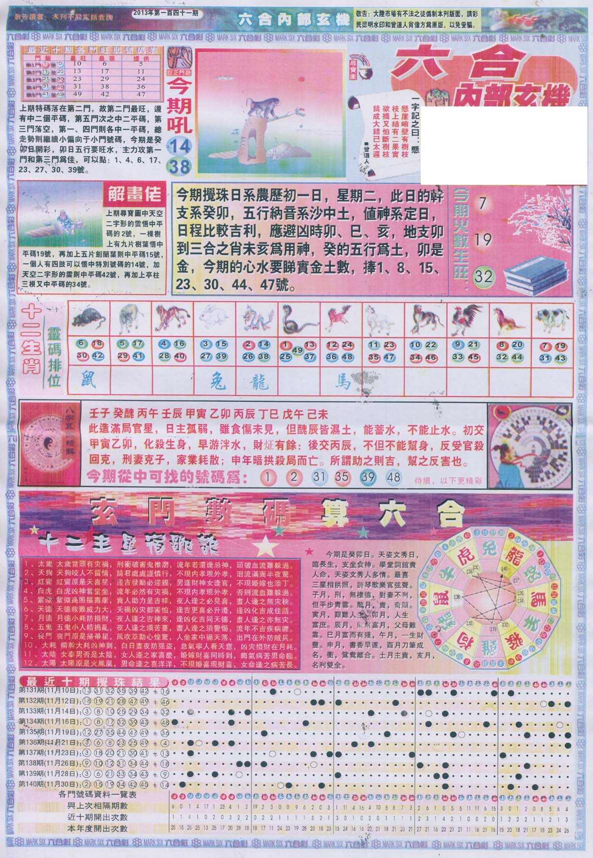 六合内部玄机