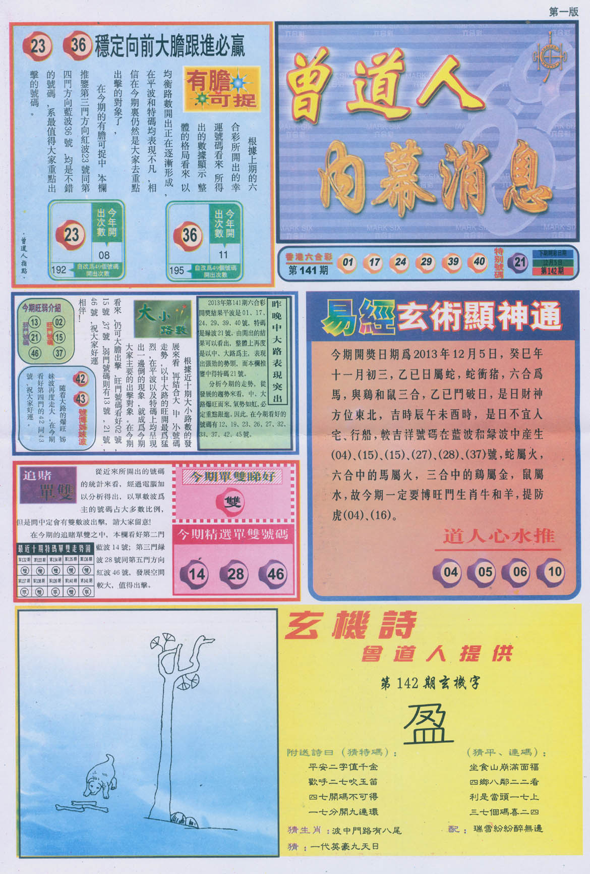 曾道人内幕消息