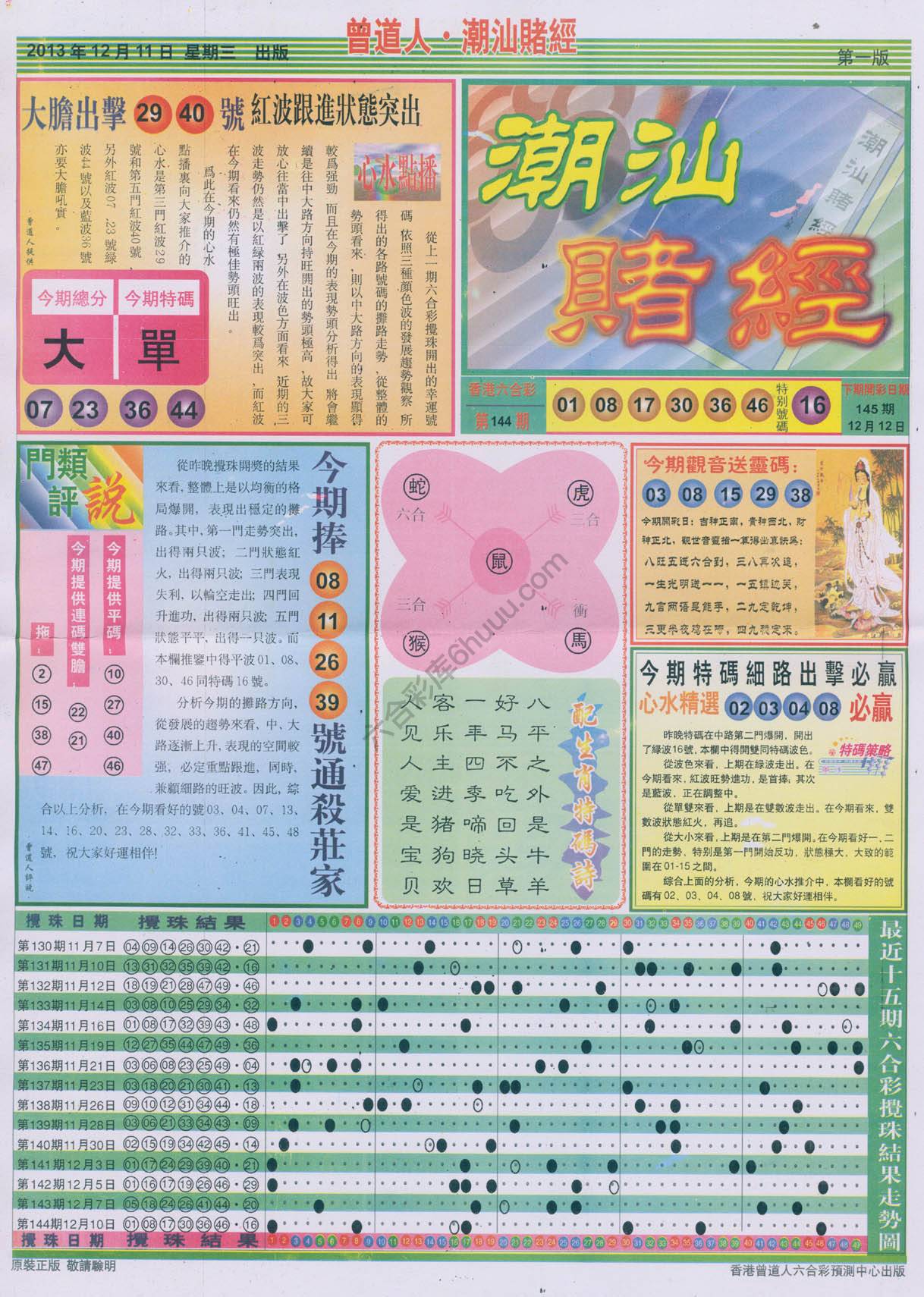 曾道人潮汕赌经