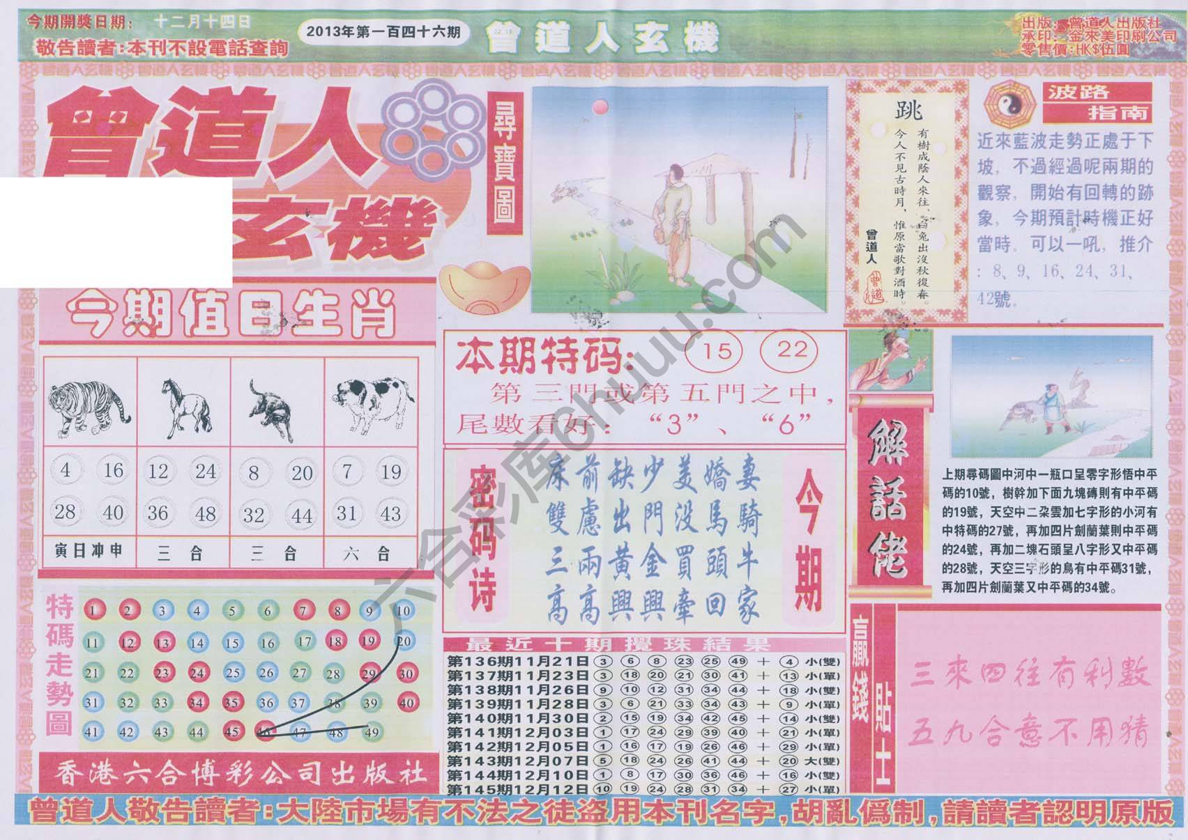 曾道人玄机