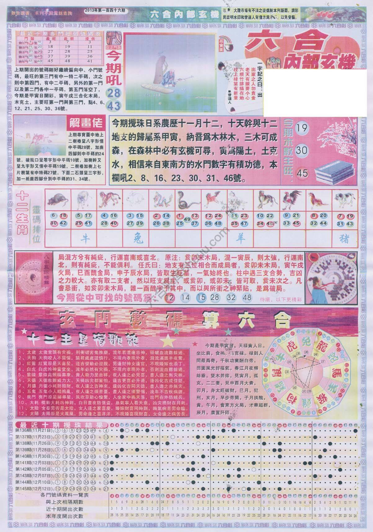 六合内部玄机