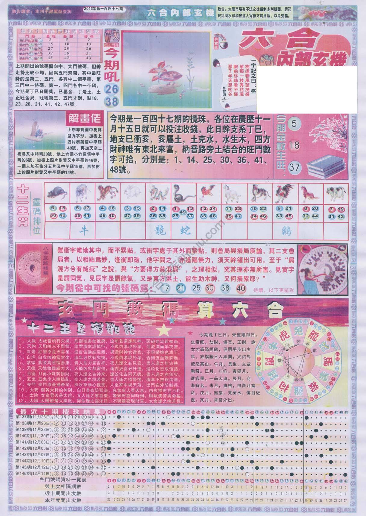 六合内部玄机