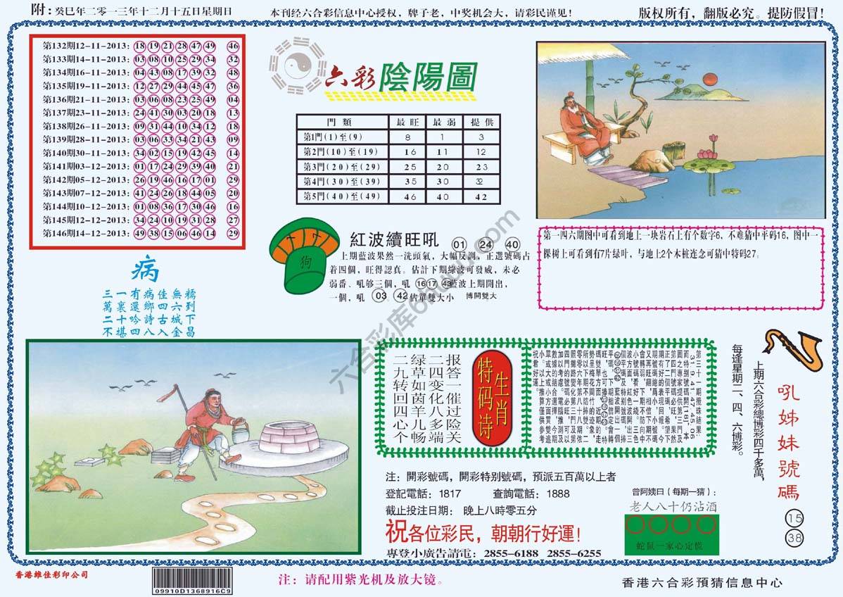 六彩阴阳图