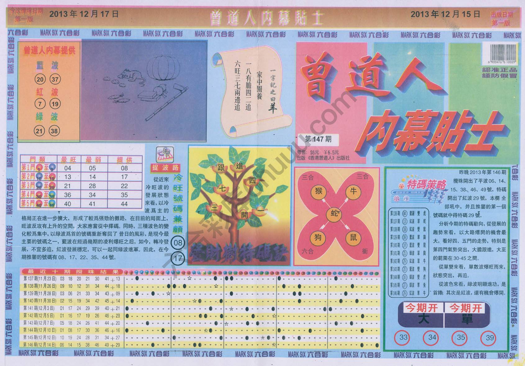 曾道人内幕贴士