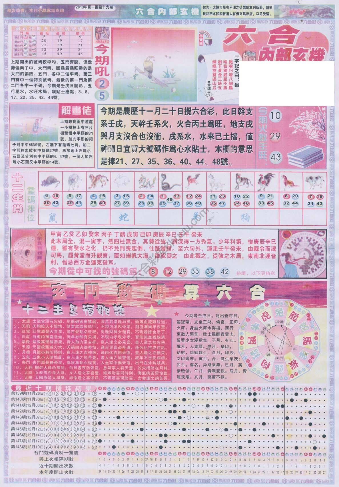 六合内部玄机
