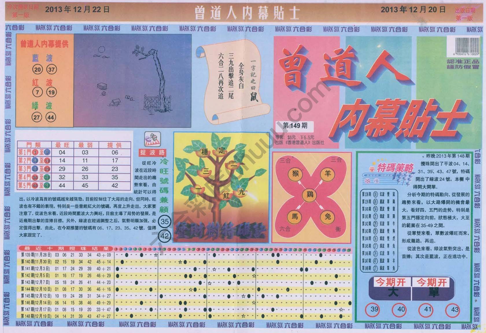 曾道人内幕贴士