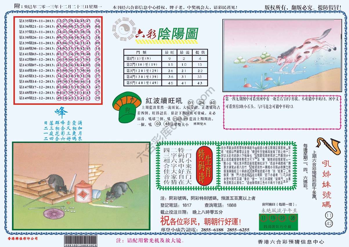 六彩阴阳图