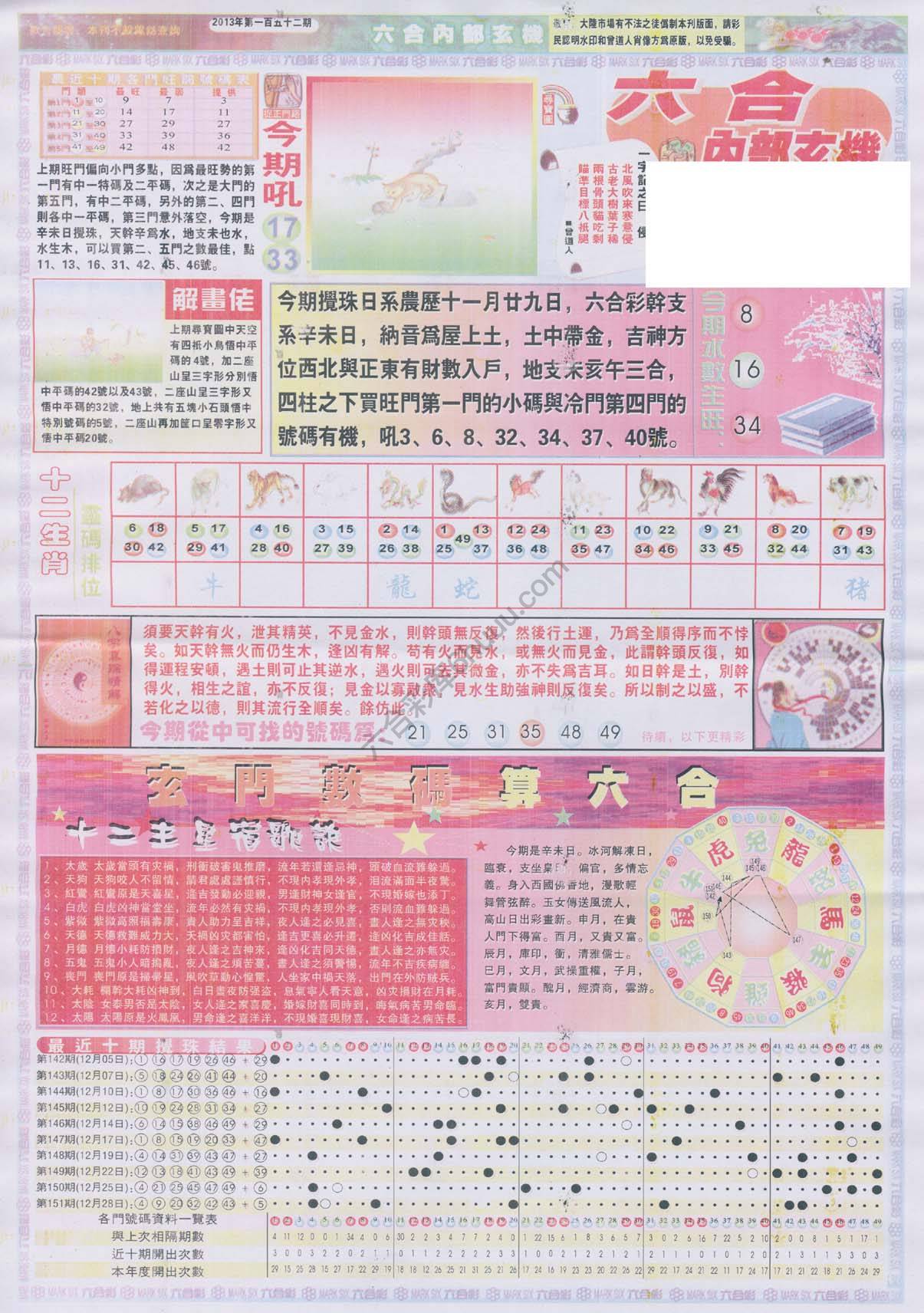 六合内部玄机