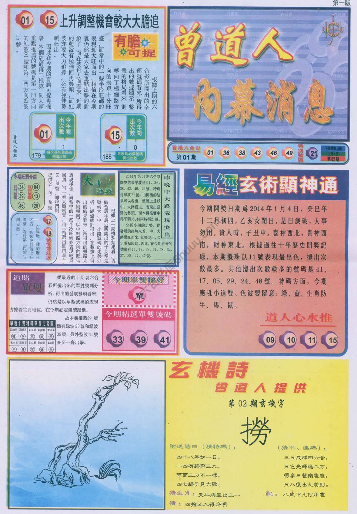 曾道人内幕消息