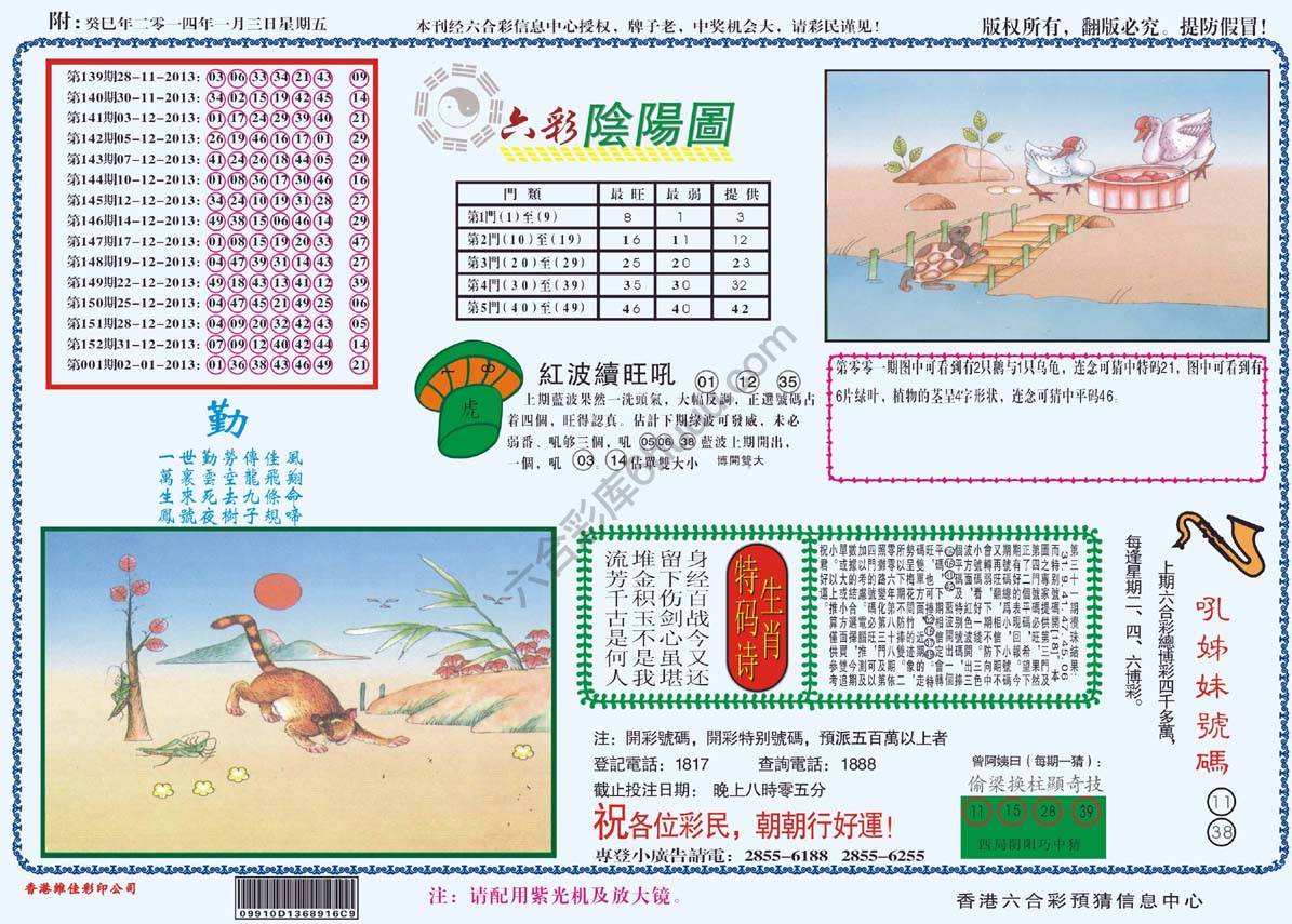 六彩阴阳图
