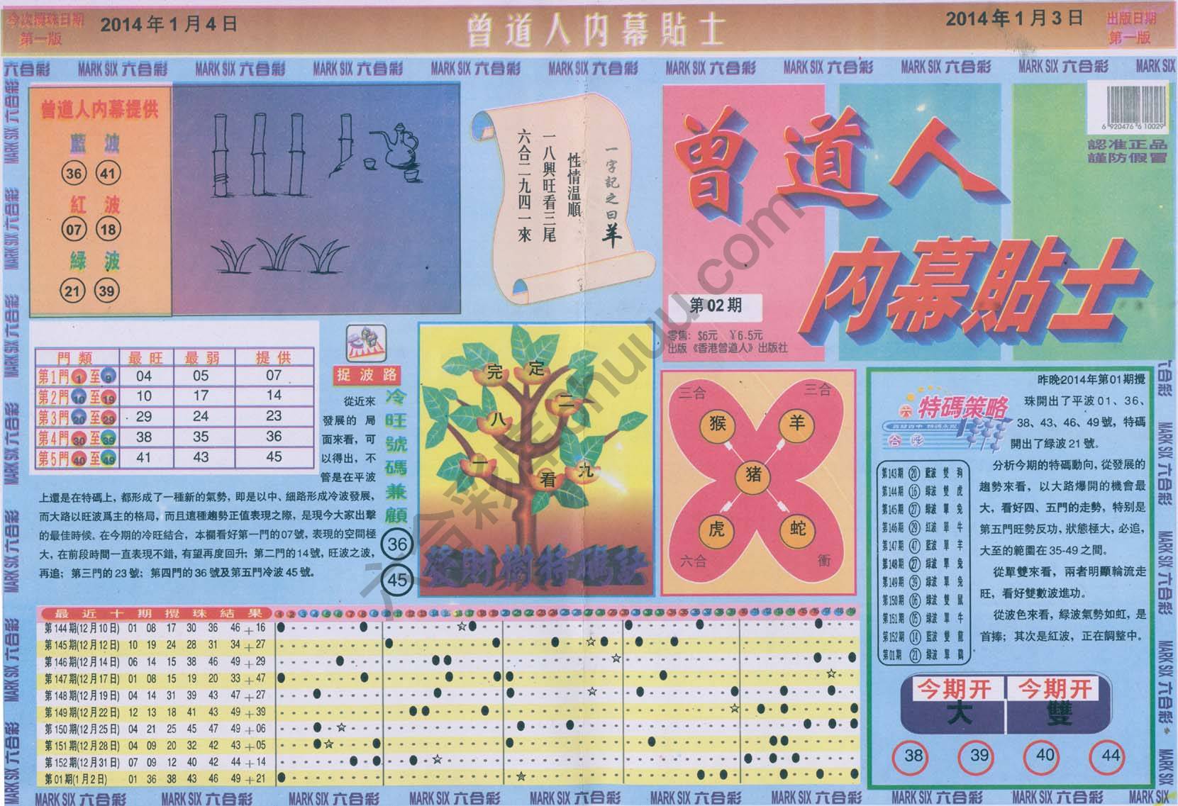 曾道人内幕贴士