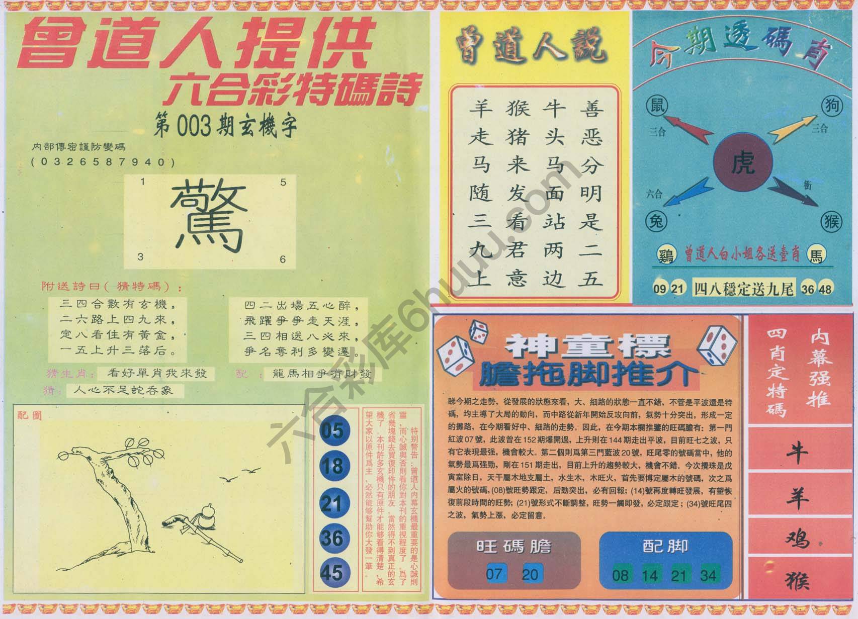 曾道人内幕玄机