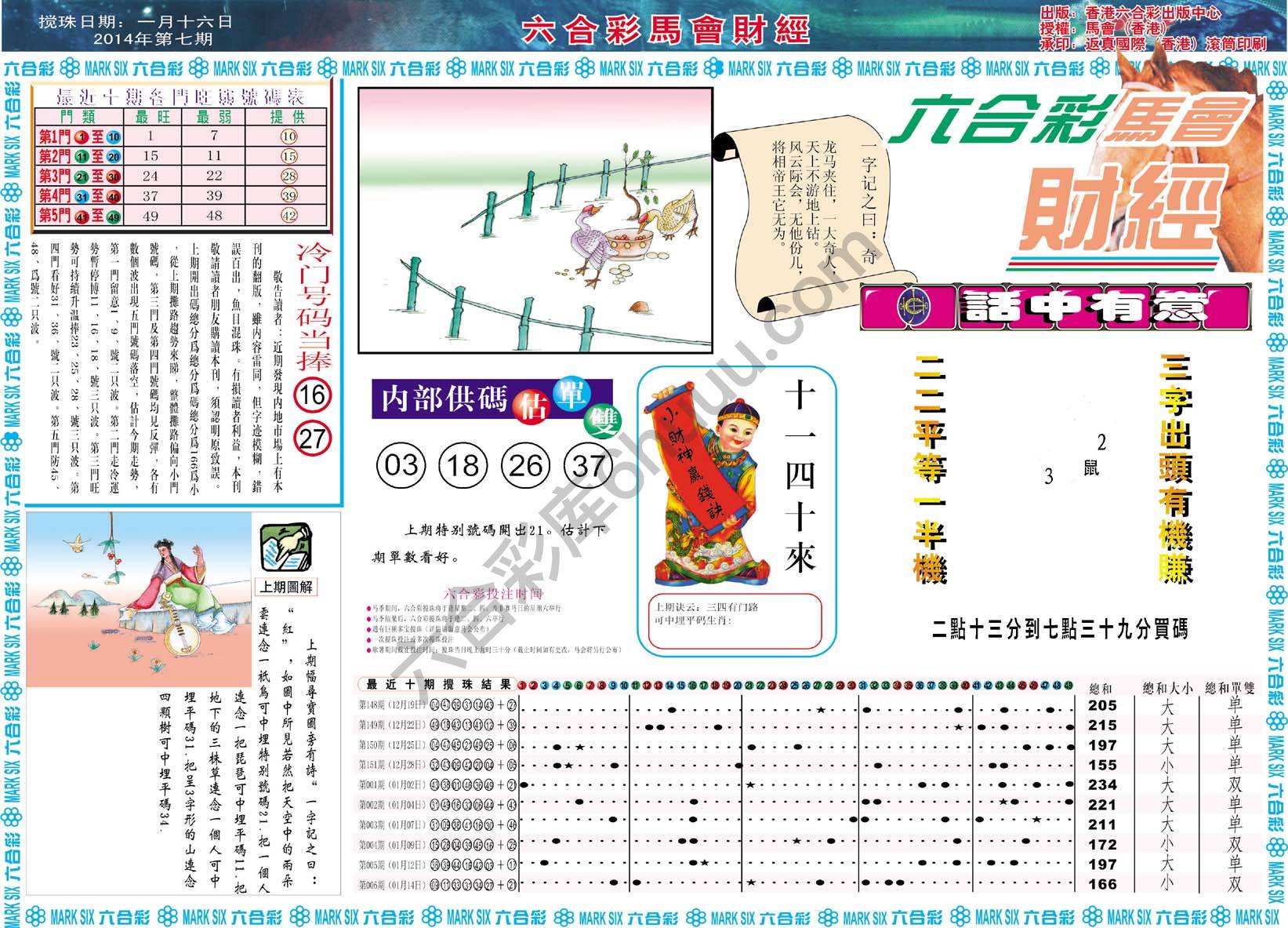六合彩马会财经