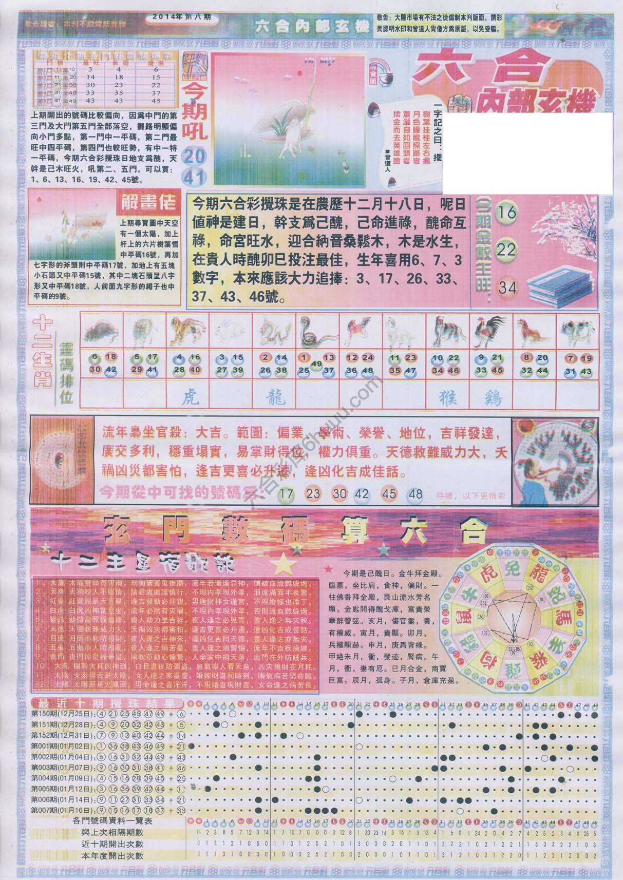 六合内部玄机