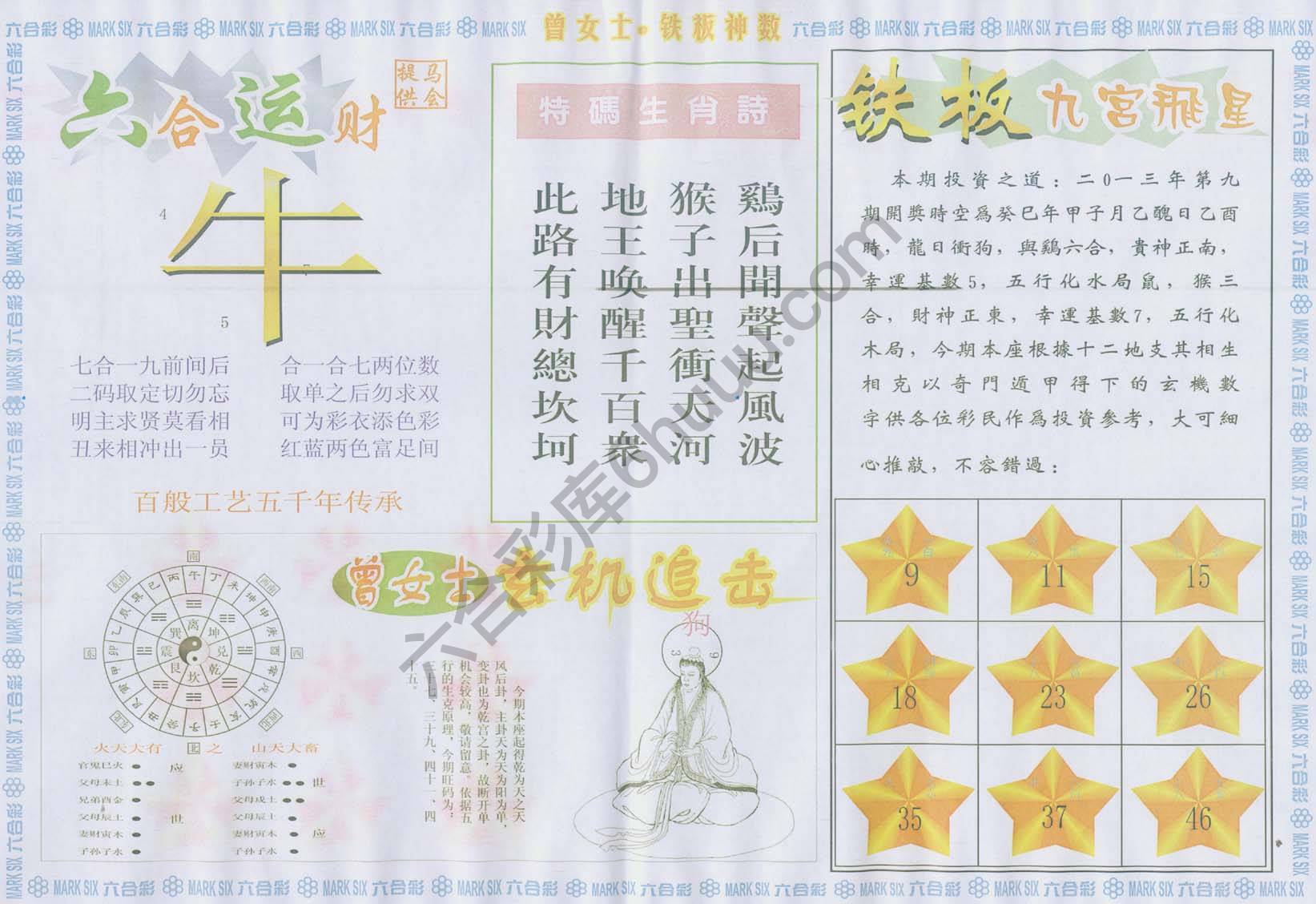 曾女士铁板神数