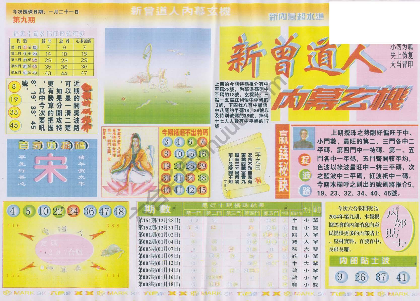 新曾道人内幕玄机