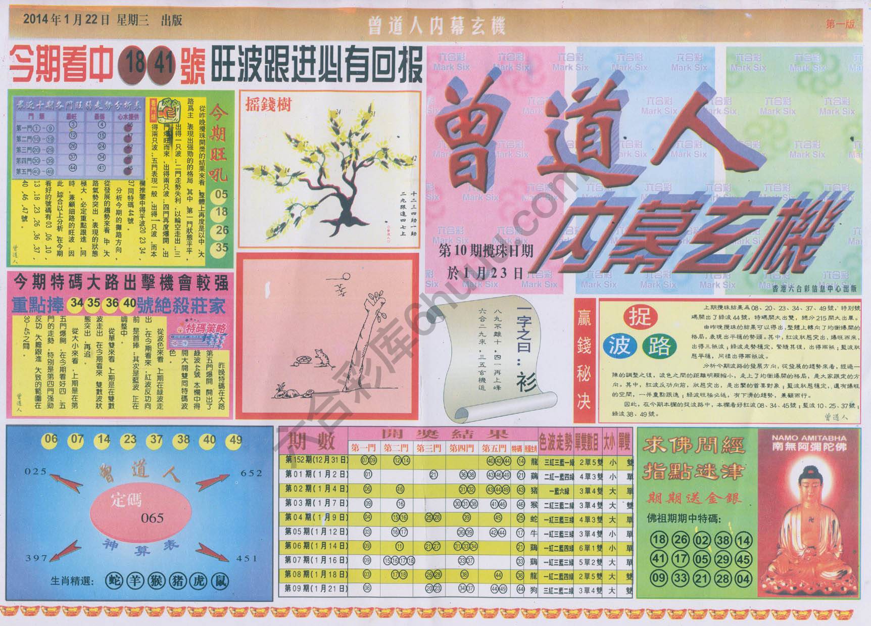 曾道人内幕玄机