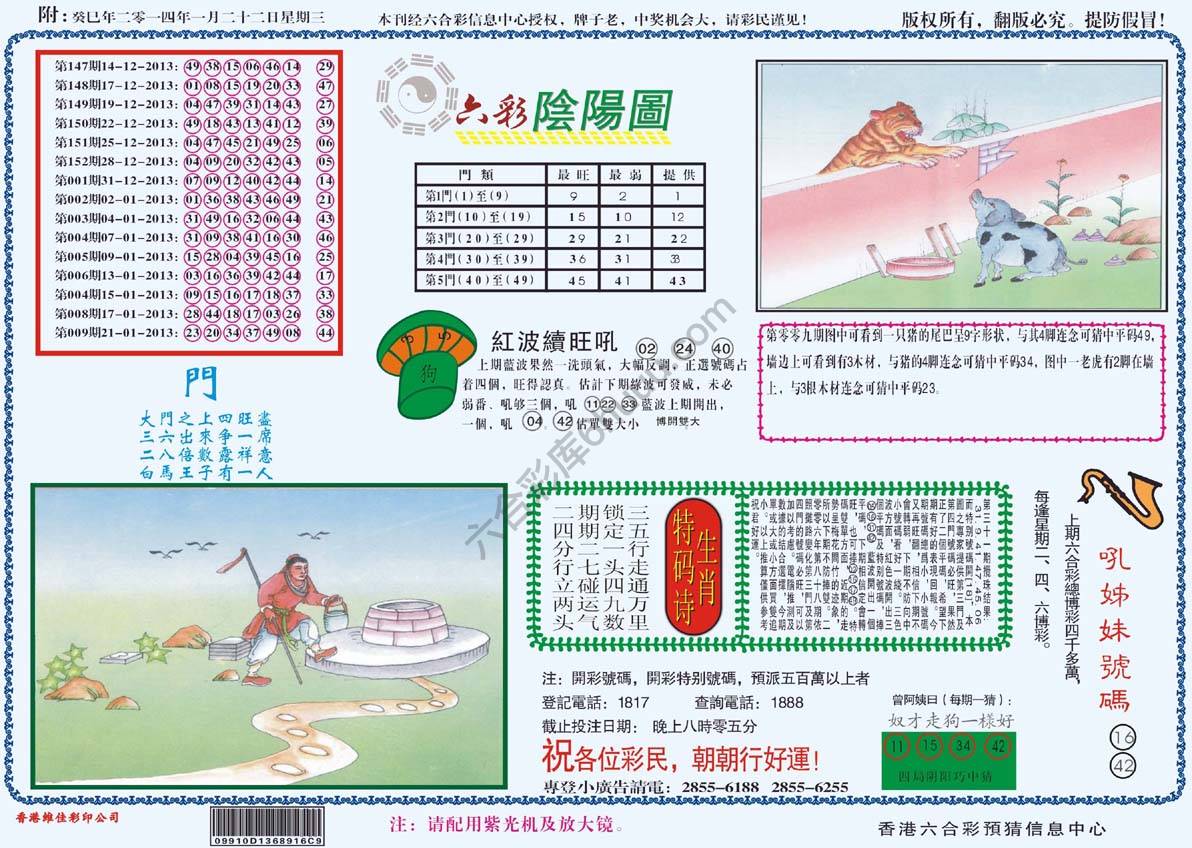 六彩阴阳图