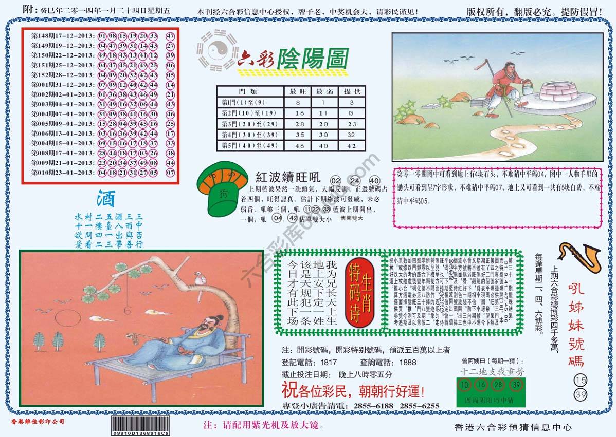 六彩阴阳图