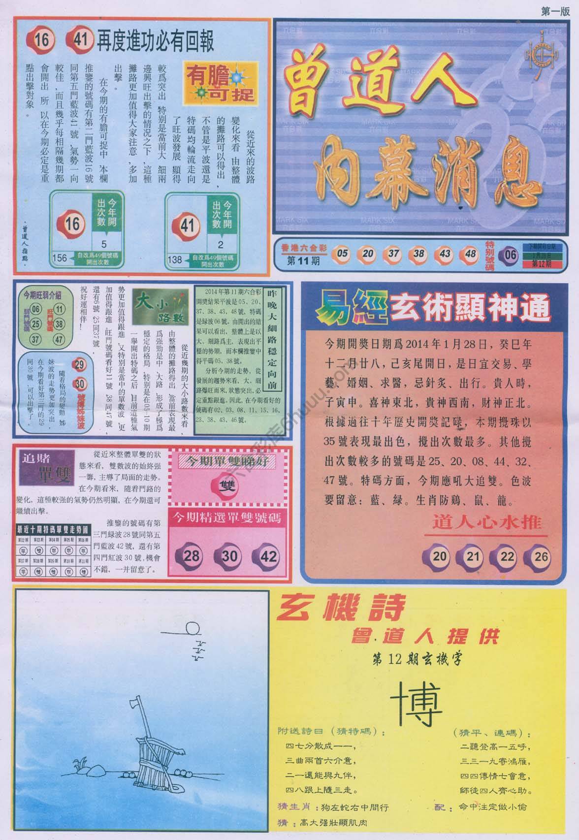 曾道人内幕消息