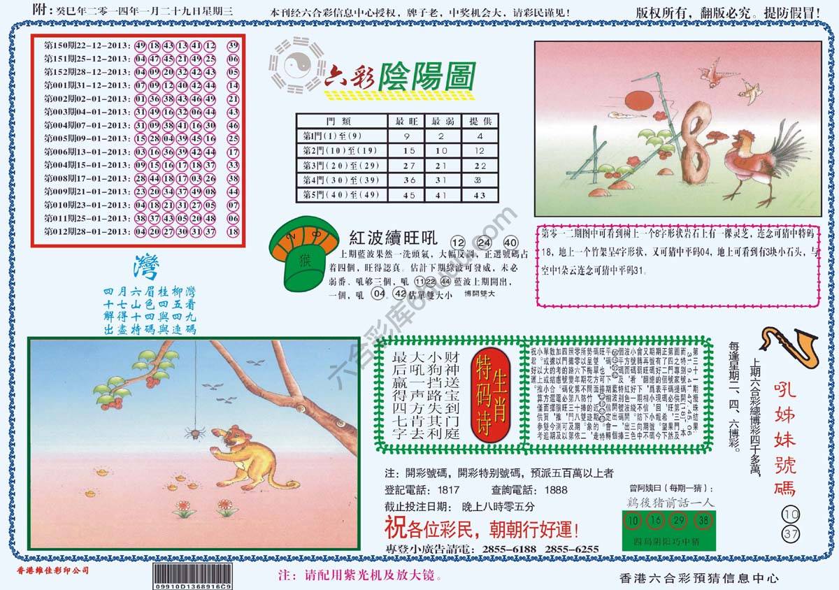 六彩阴阳图