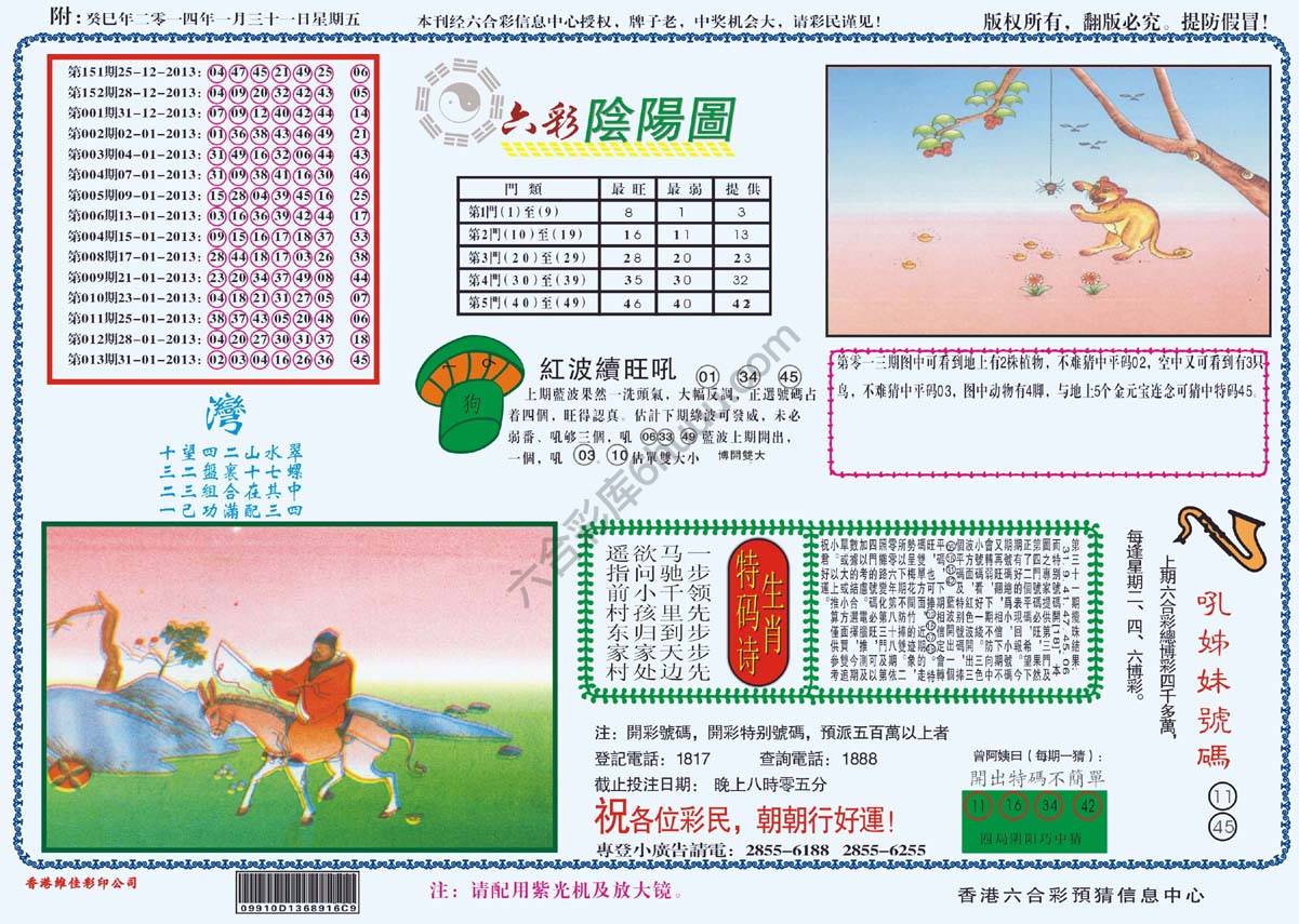 六彩阴阳图