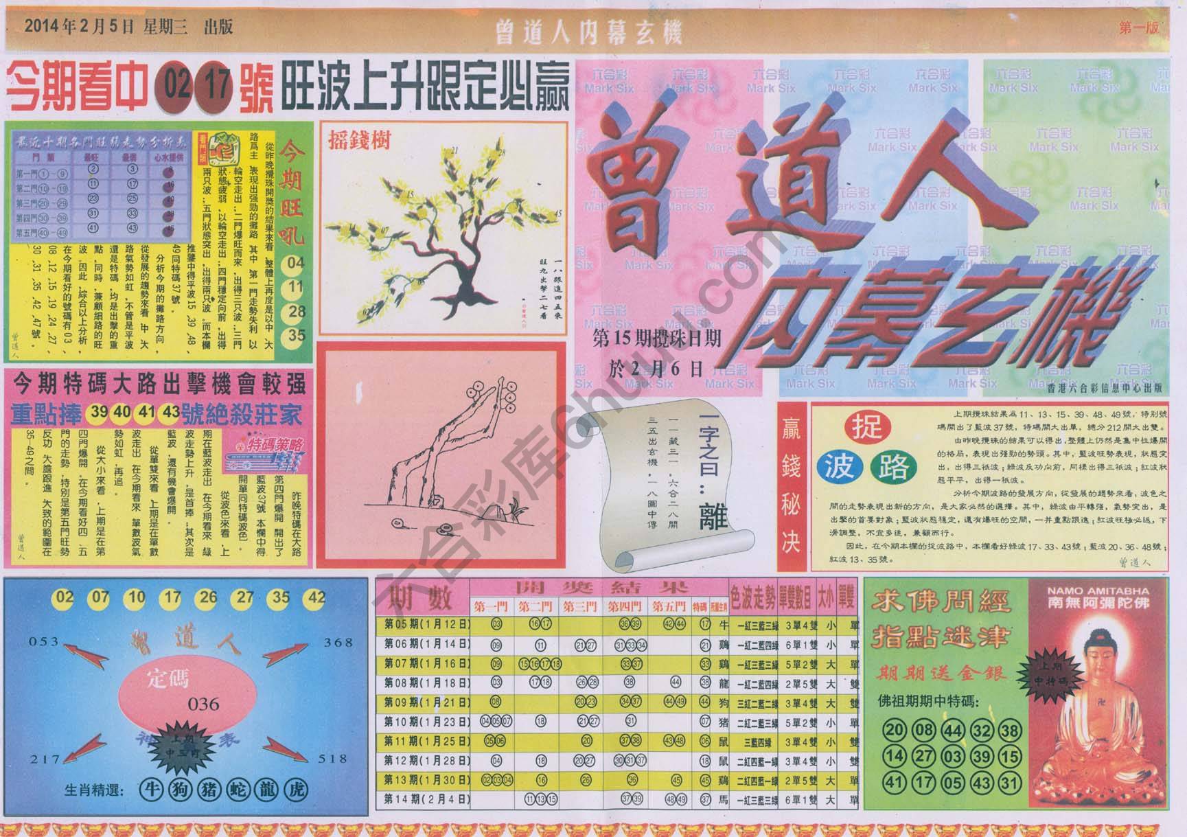 曾道人内幕玄机