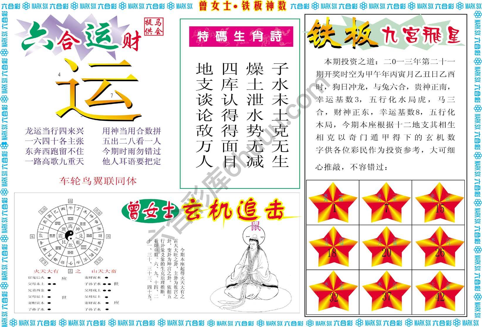 曾女士铁板神数