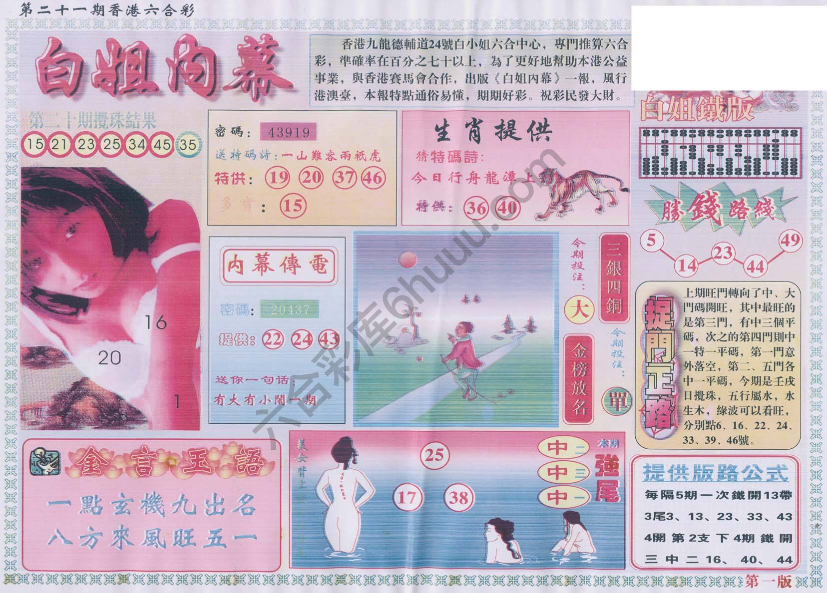白姐内幕