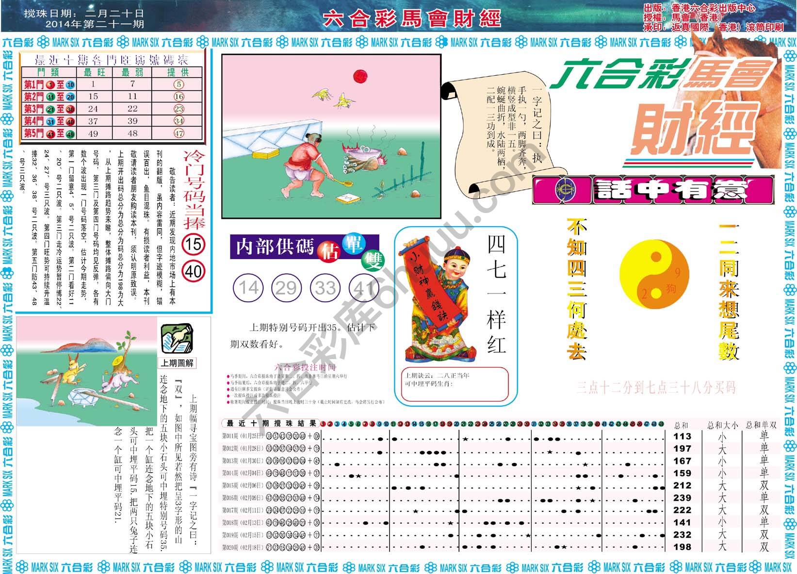 六合彩马会财经