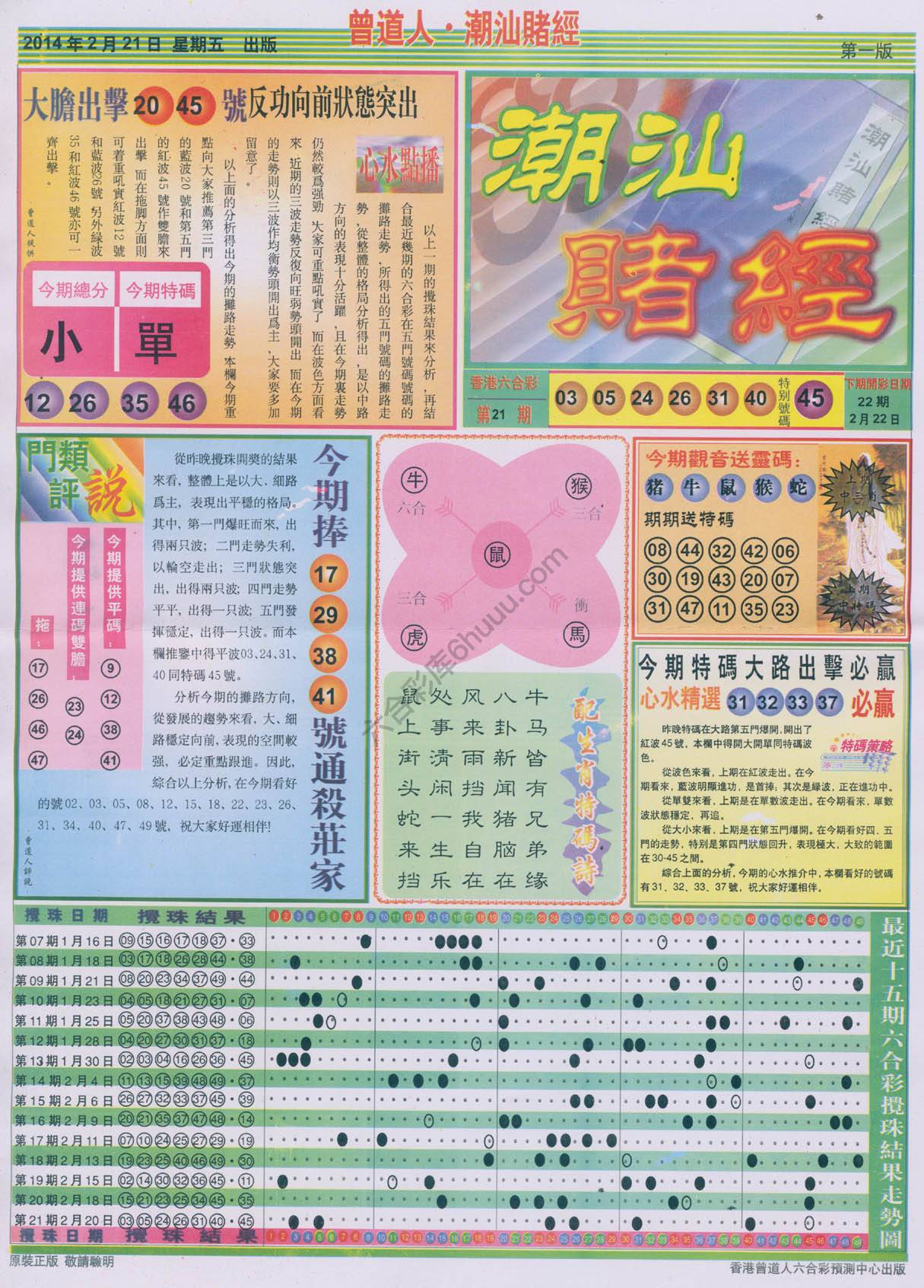 曾道人潮汕赌经