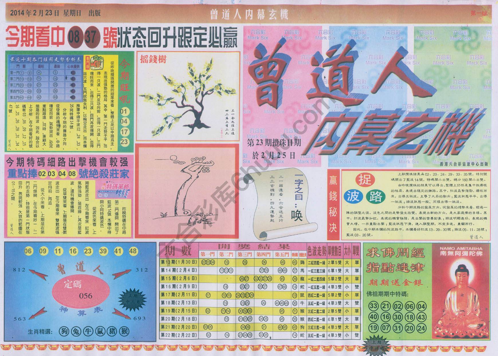 曾道人内幕玄机