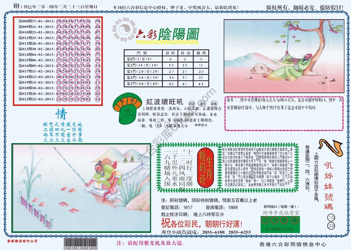 六彩阴阳图
