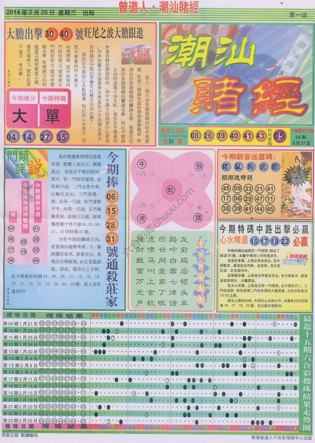 曾道人潮汕赌经