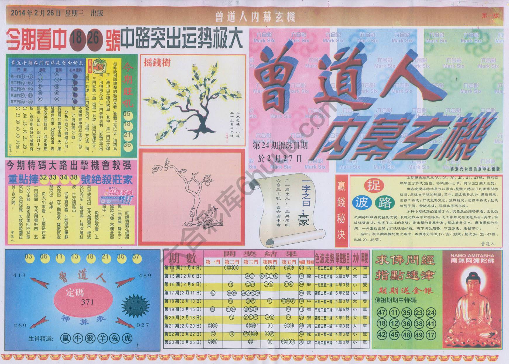 曾道人内幕玄机