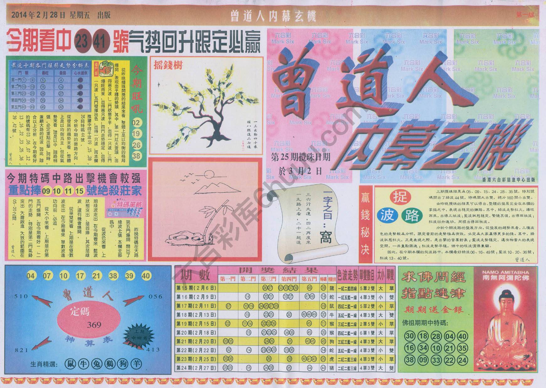 曾道人内幕玄机