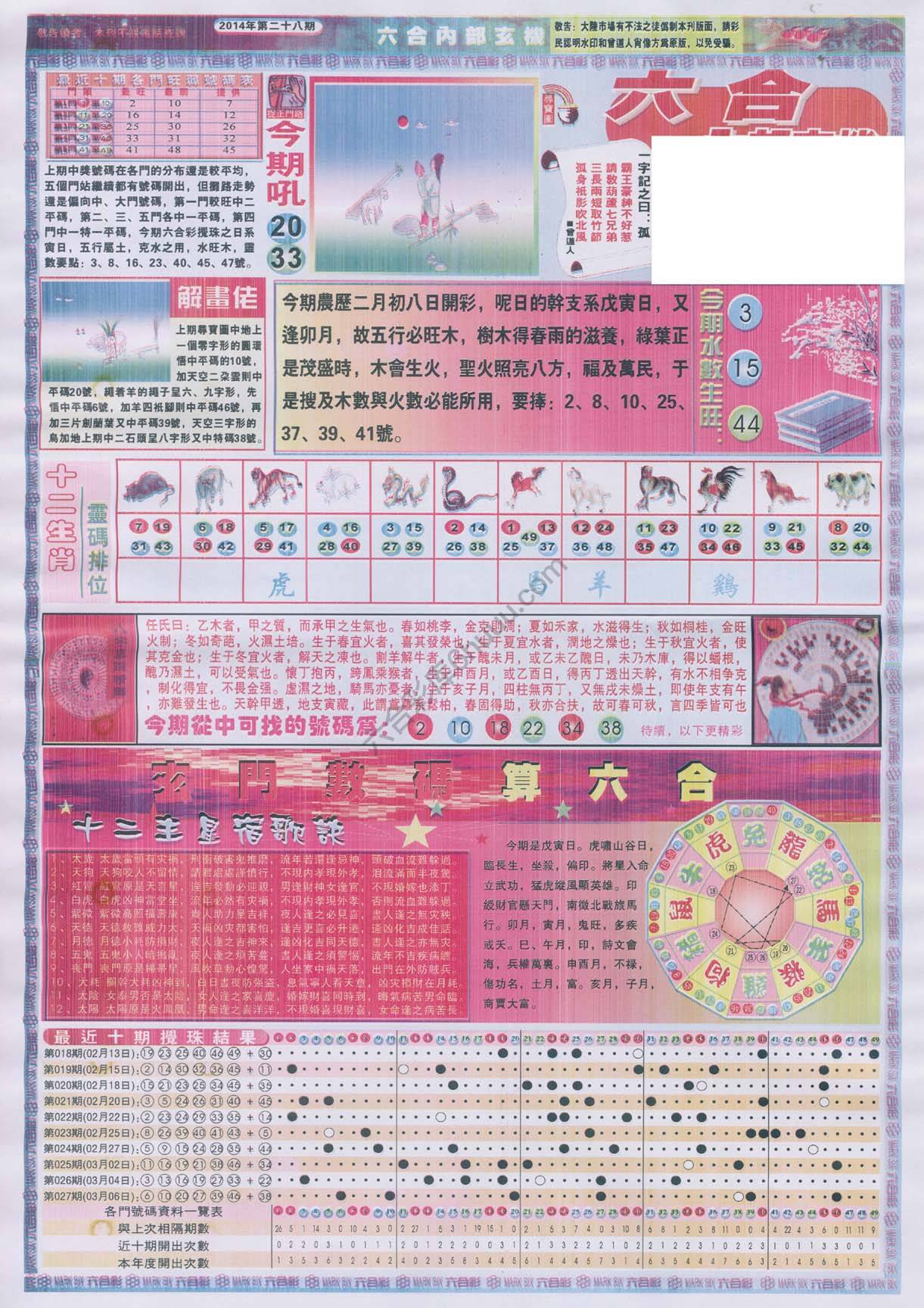 六合内部玄机
